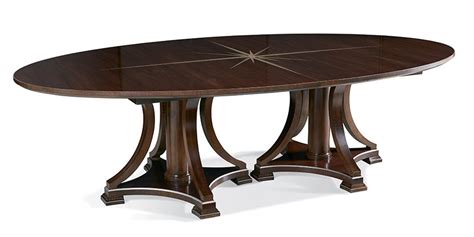 hickory white oval dining table